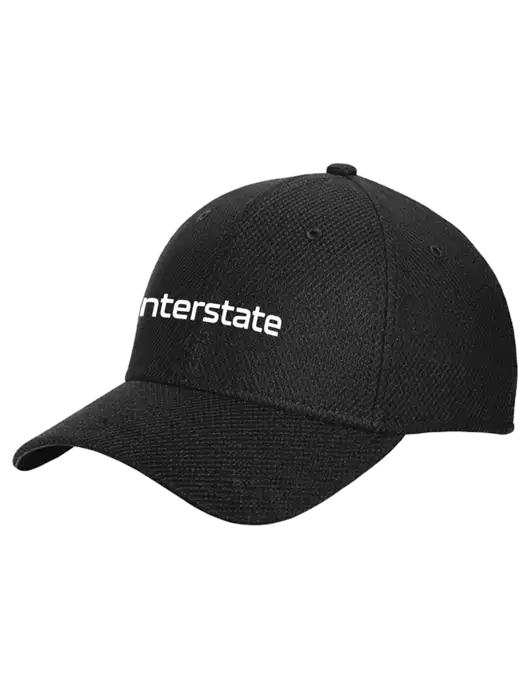 New Era Diamond Era Black Stretch Cap w/Interstate Logo