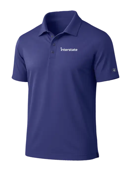OGIO Linear Navy Polo w/Interstate Logo