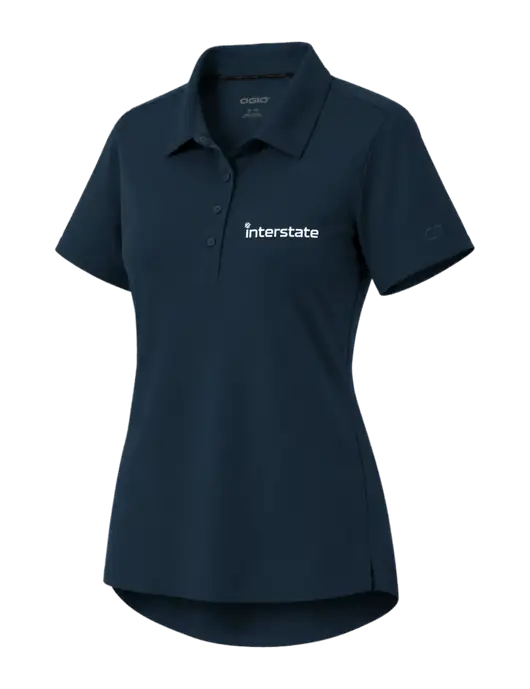 OGIO Womens Envision Dark Navy Polo w/Interstate Logo