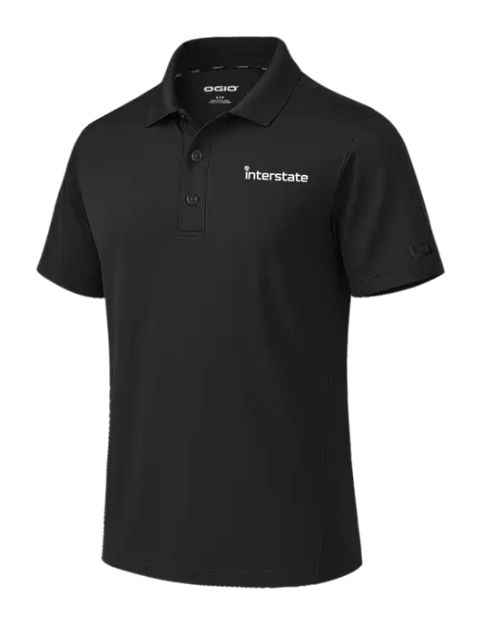 OGIO Envision Black Polo w/Interstate Logo