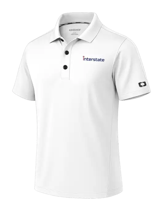 OGIO Envision White Polo w/Interstate Logo